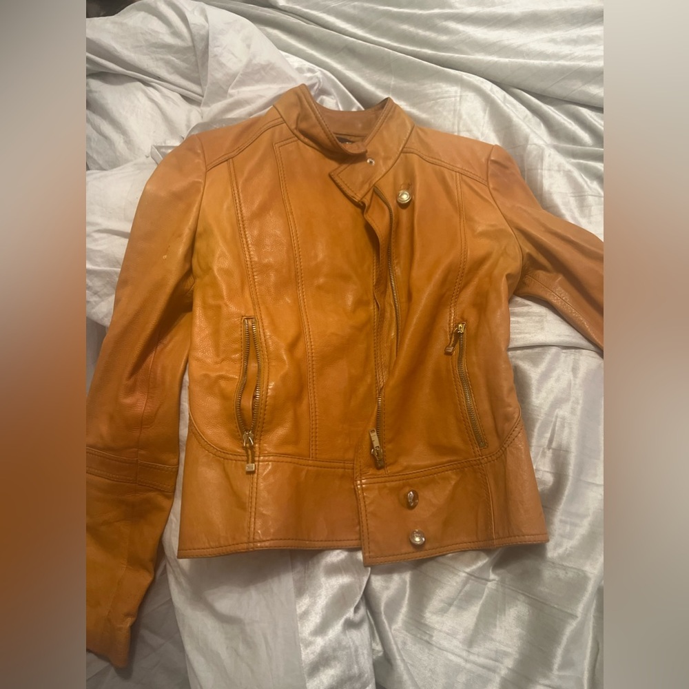 Gucci leather jacket
